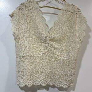 Shyanne Cream Lace Blouse